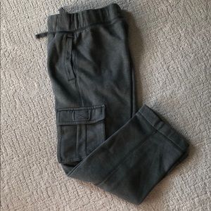 Old Navy Grey Cargo Sweatpants